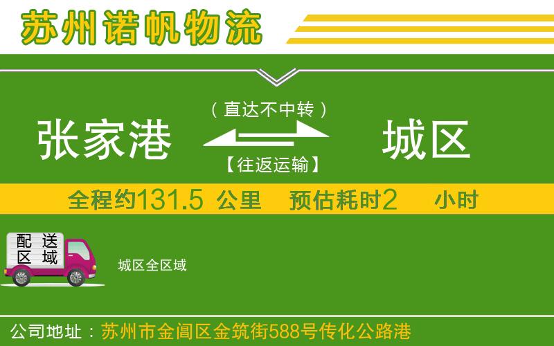 張家港到城區(qū)物流公司