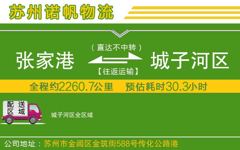 張家港到城子河區(qū)物流公司