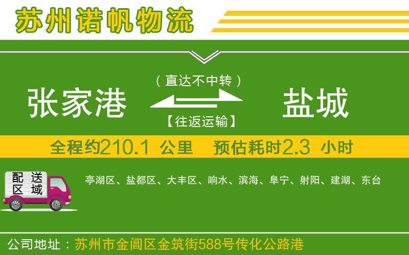 張家港到鹽城物流公司