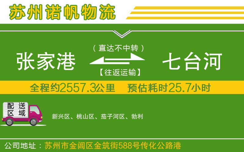 張家港到七臺(tái)河物流公司
