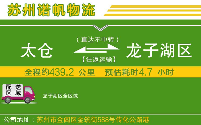 太倉到龍子湖區(qū)物流公司