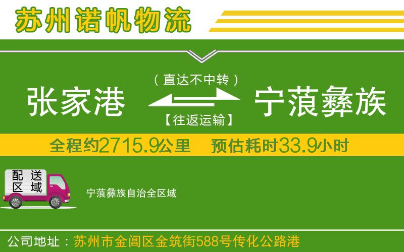 張家港到寧蒗彝族自治物流公司