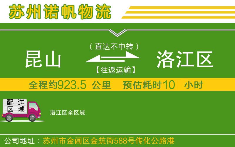 昆山到洛江區(qū)物流公司