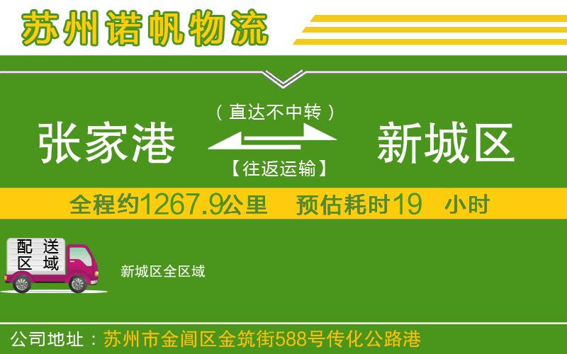 張家港到新城區(qū)物流公司
