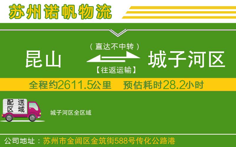 昆山到城子河區(qū)物流公司